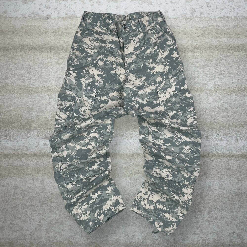 Vintage 90s Military Tactical Pants 28x30 Baggy Wide Digital Camo Small Regular - Picture 2 of 5